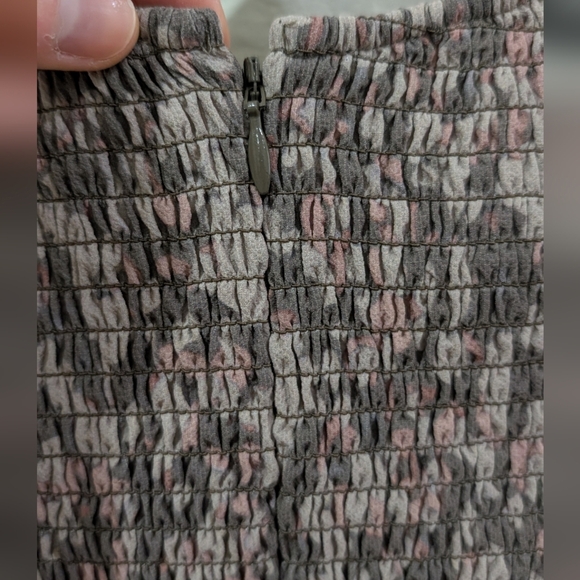 NWOT French Connection Erika Smocked Dropped Waist Mini Dress - Picture 8 of 10